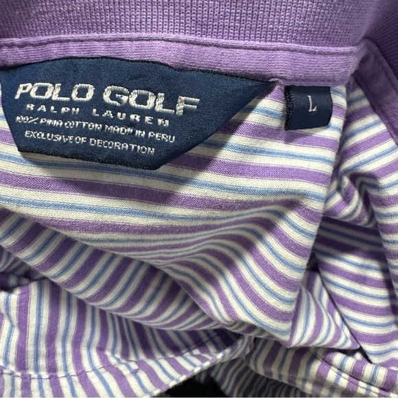 Polo by Ralph Lauren Purple Polo Shirt Lightweight Cotton - Picture 4 of 4
